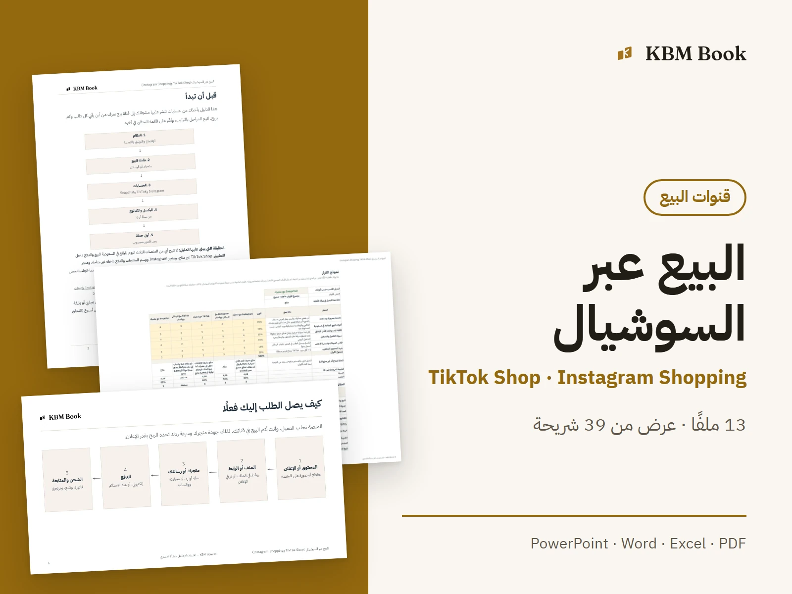 صورة منتج: البيع عبر السوشيال (TikTok Shop وInstagram Shopping)